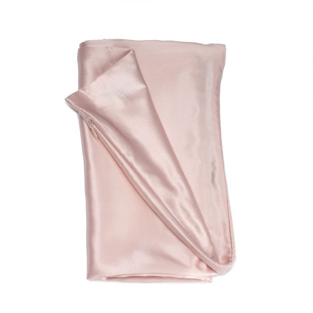 Hush 100% Pure Mulberry Silk 22 -Momme Pink Queen Pillowcase Sold out ev… - Picture 4 of 16